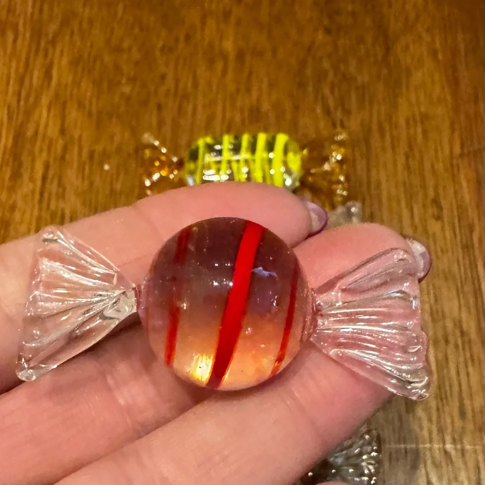 Colorful Vintage Glass Candy Decor